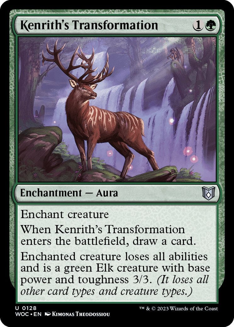 Kenrith's Transformation [Wilds of Eldraine Commander] MTG Single Magic: The Gathering  | Multizone: Comics And Games