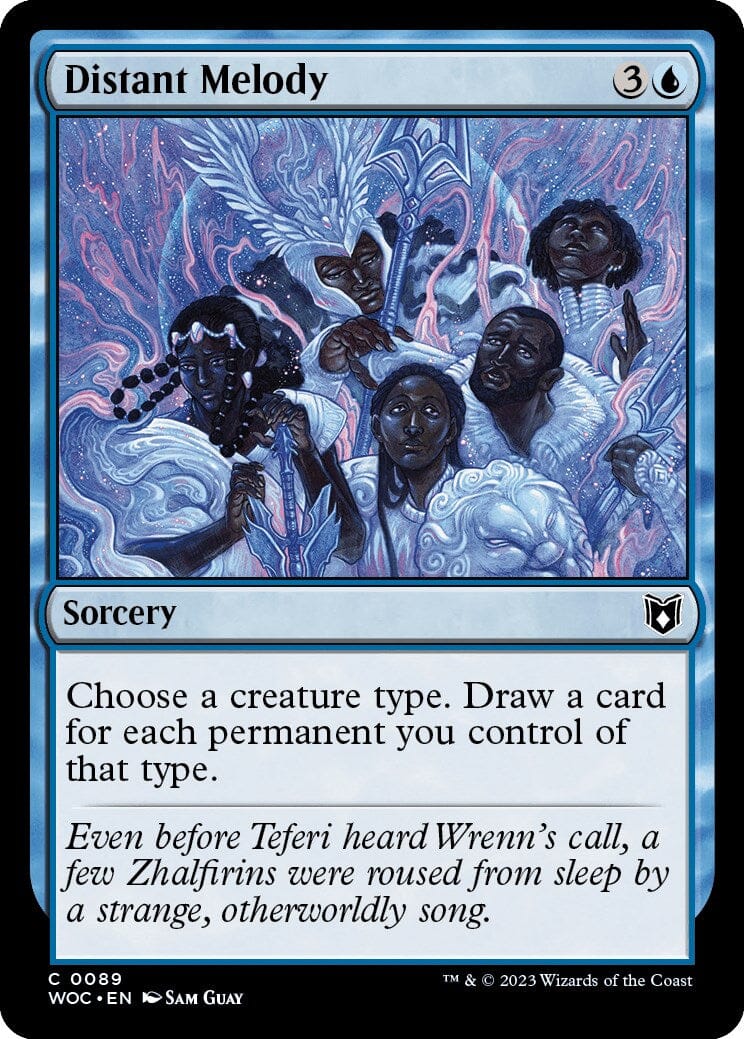 Distant Melody [Wilds of Eldraine Commander] MTG Single Magic: The Gathering  | Multizone: Comics And Games