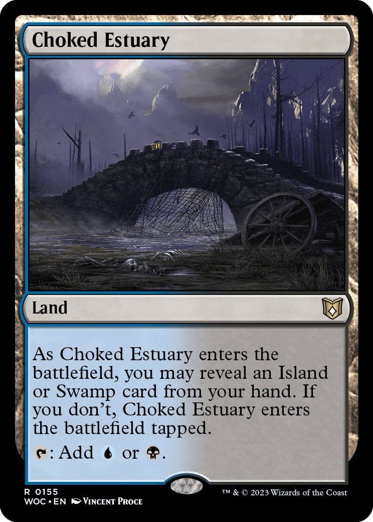 Choked Estuary [Wilds of Eldraine Commander] MTG Single Magic: The Gathering  | Multizone: Comics And Games
