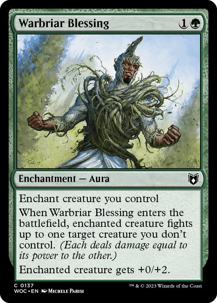 Warbriar Blessing [Wilds of Eldraine Commander] MTG Single Magic: The Gathering  | Multizone: Comics And Games