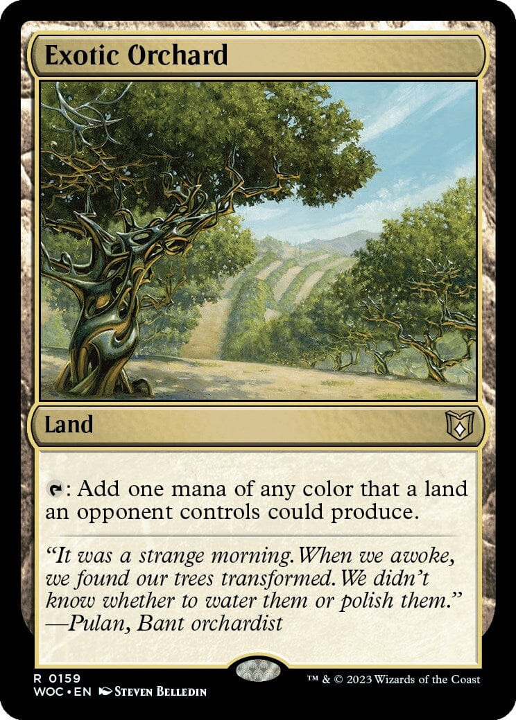 Exotic Orchard [Wilds of Eldraine Commander] MTG Single Magic: The Gathering  | Multizone: Comics And Games