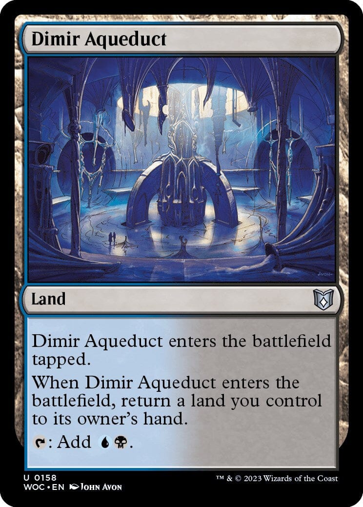Dimir Aqueduct [Wilds of Eldraine Commander] MTG Single Magic: The Gathering  | Multizone: Comics And Games