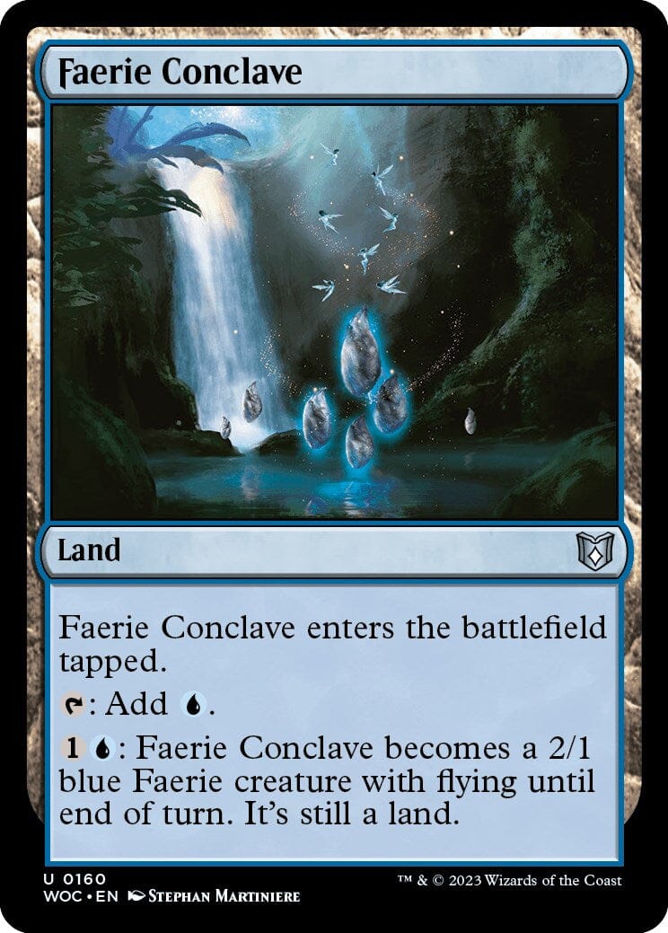 Faerie Conclave [Wilds of Eldraine Commander] MTG Single Magic: The Gathering  | Multizone: Comics And Games