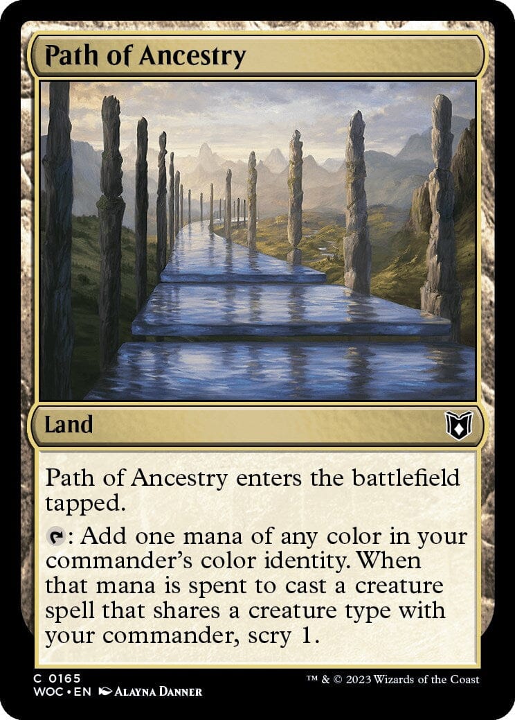 Path of Ancestry [Wilds of Eldraine Commander] MTG Single Magic: The Gathering  | Multizone: Comics And Games
