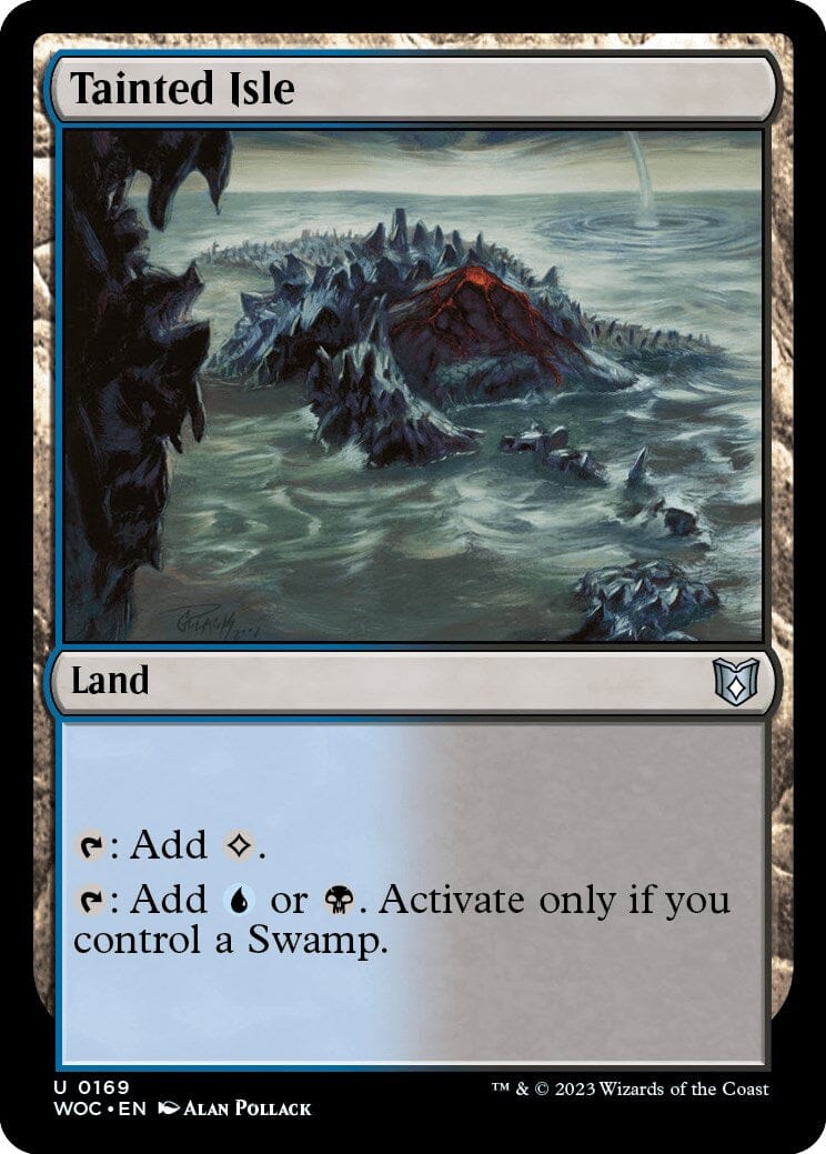 Tainted Isle [Wilds of Eldraine Commander] MTG Single Magic: The Gathering  | Multizone: Comics And Games
