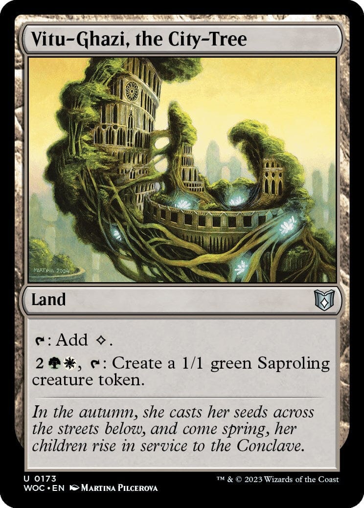 Vitu-Ghazi, the City-Tree [Wilds of Eldraine Commander] MTG Single Magic: The Gathering  | Multizone: Comics And Games