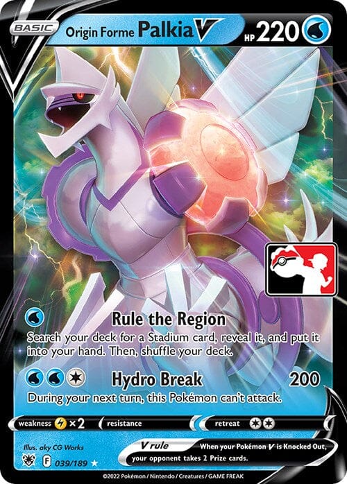 Origin Forme Palkia V (039/189) [Prize Pack Series Three] Pokemon Single Pokémon  | Multizone: Comics And Games