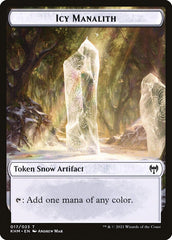 Dwarf Berserker // Icy Manalith Double-Sided Token [Kaldheim Tokens] MTG Single Magic: The Gathering  | Multizone: Comics And Games
