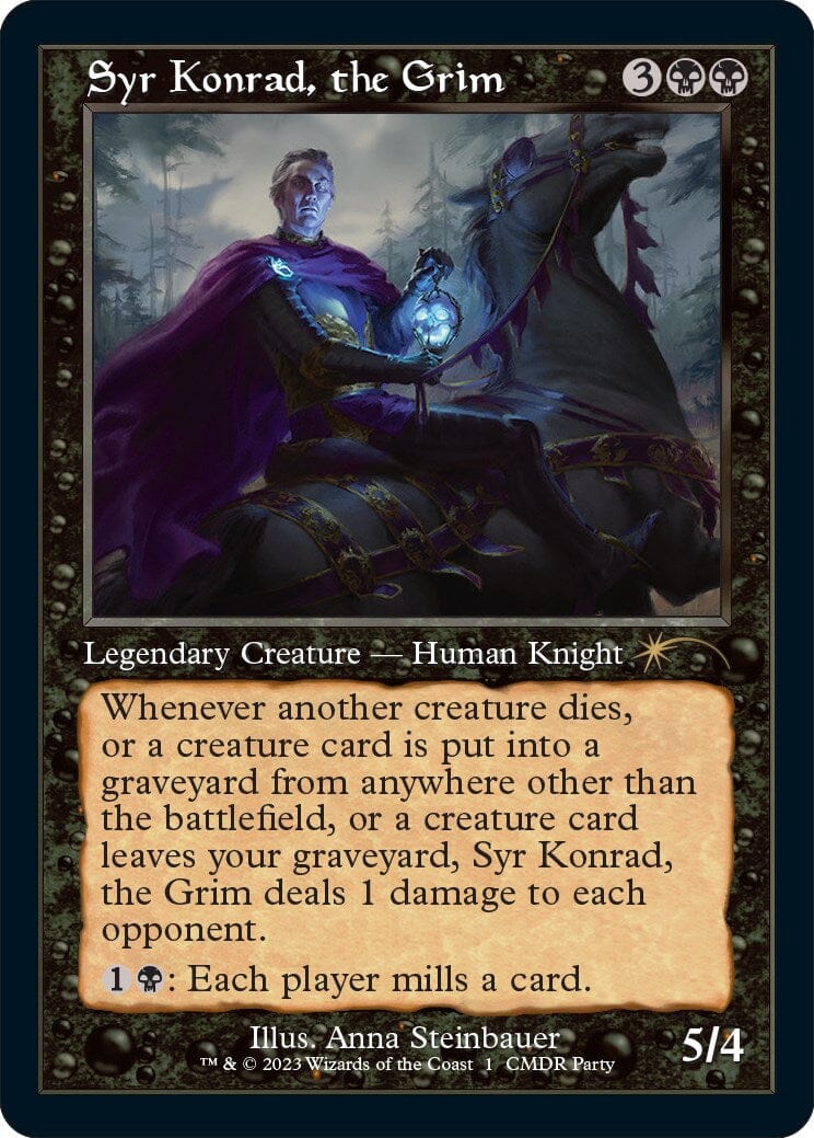 Syr Konrad, the Grim (Retro) [MagicFest 2023] MTG Single Magic: The Gathering  | Multizone: Comics And Games
