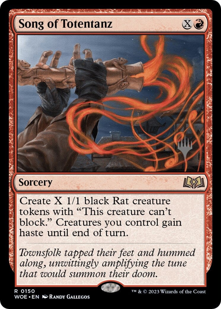 Song of Totentanz (Promo Pack) [Wilds of Eldraine Promos] MTG Single Magic: The Gathering  | Multizone: Comics And Games