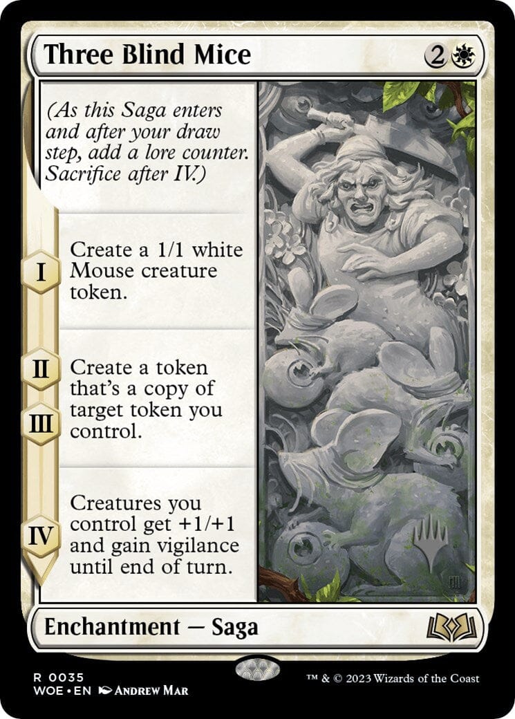 Three Blind Mice (Promo Pack) [Wilds of Eldraine Promos] MTG Single Magic: The Gathering  | Multizone: Comics And Games