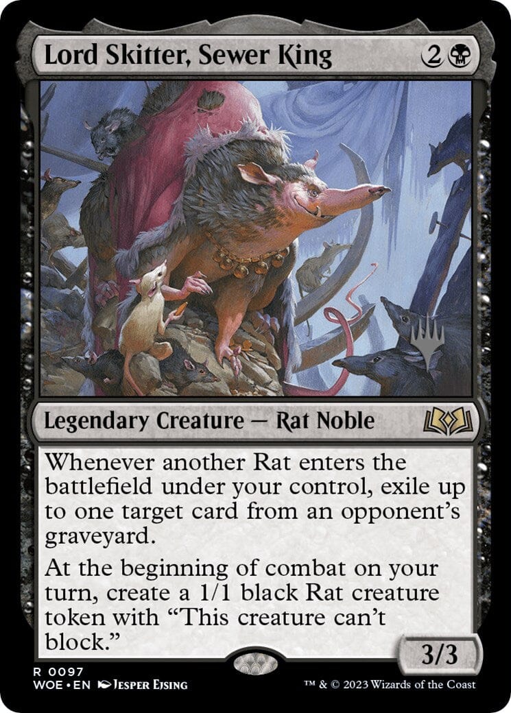 Lord Skitter, Sewer King (Promo Pack) [Wilds of Eldraine Promos] MTG Single Magic: The Gathering  | Multizone: Comics And Games