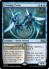 Twining Twins // Swift Spiral (Promo Pack) [Wilds of Eldraine Promos] MTG Single Magic: The Gathering  | Multizone: Comics And Games