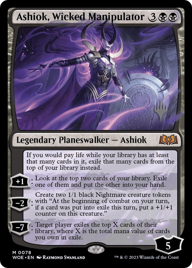 Ashiok, Wicked Manipulator (Promo Pack) [Wilds of Eldraine Promos] MTG Single Magic: The Gathering  | Multizone: Comics And Games