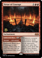 Virtue of Courage //Embereth Blaze (Promo Pack) [Wilds of Eldraine Promos] MTG Single Magic: The Gathering  | Multizone: Comics And Games