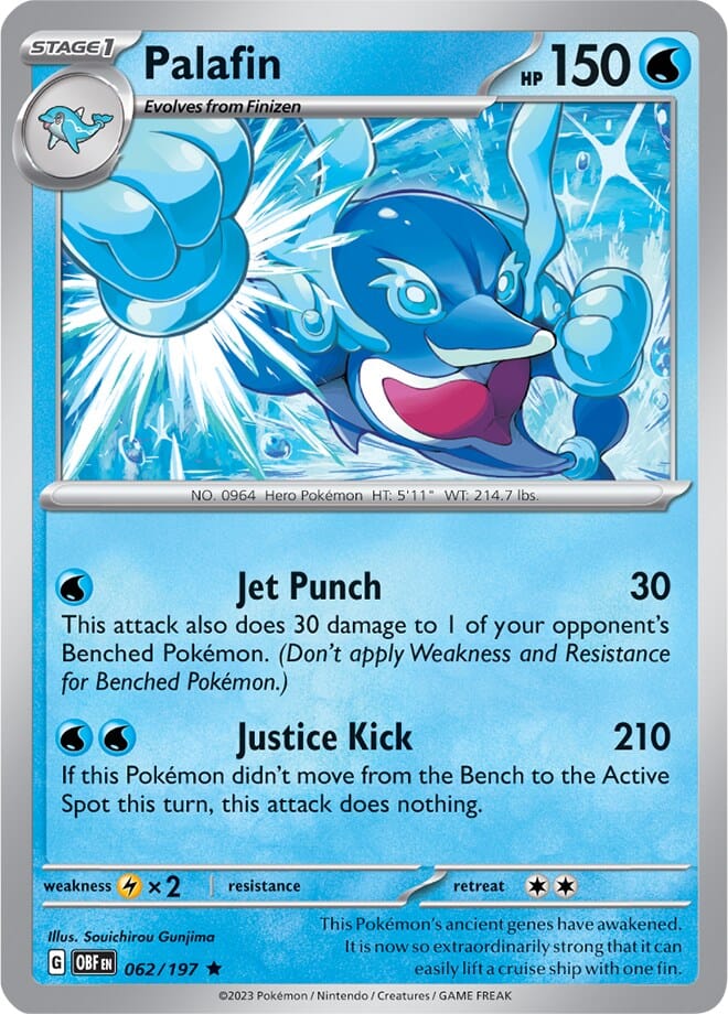 Palafin (062/197) (Theme Deck Exclusive) [Scarlet & Violet: Obsidian Flames] Pokemon Single Pokémon  | Multizone: Comics And Games