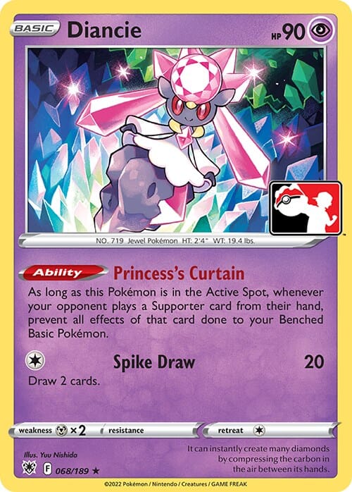 Diancie (068/189) [Prize Pack Series Three] Pokemon Single Pokémon  | Multizone: Comics And Games