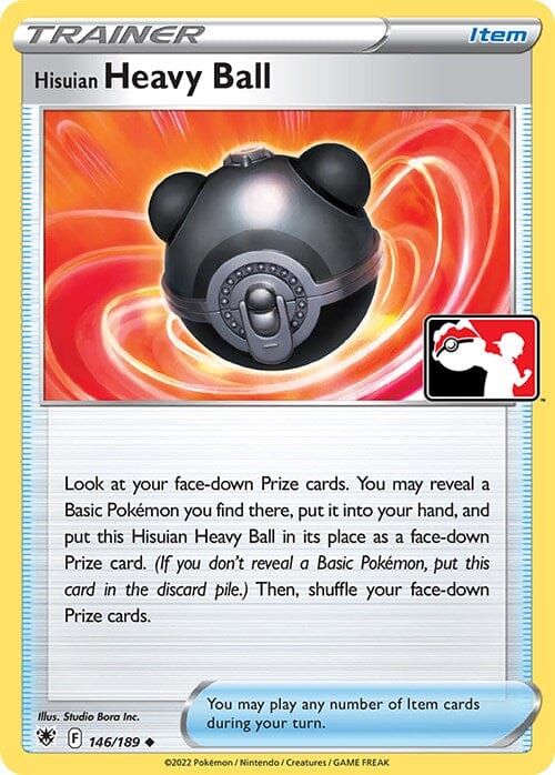 Hisuian Heavy Ball (146/189) [Prize Pack Series Three] Pokemon Single Pokémon  | Multizone: Comics And Games