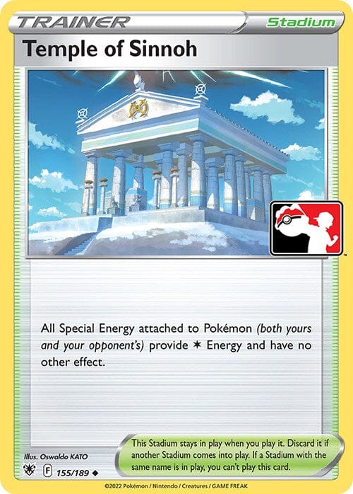 Temple of Sinnoh (155/189) [Prize Pack Series Three] Pokemon Single Pokémon  | Multizone: Comics And Games