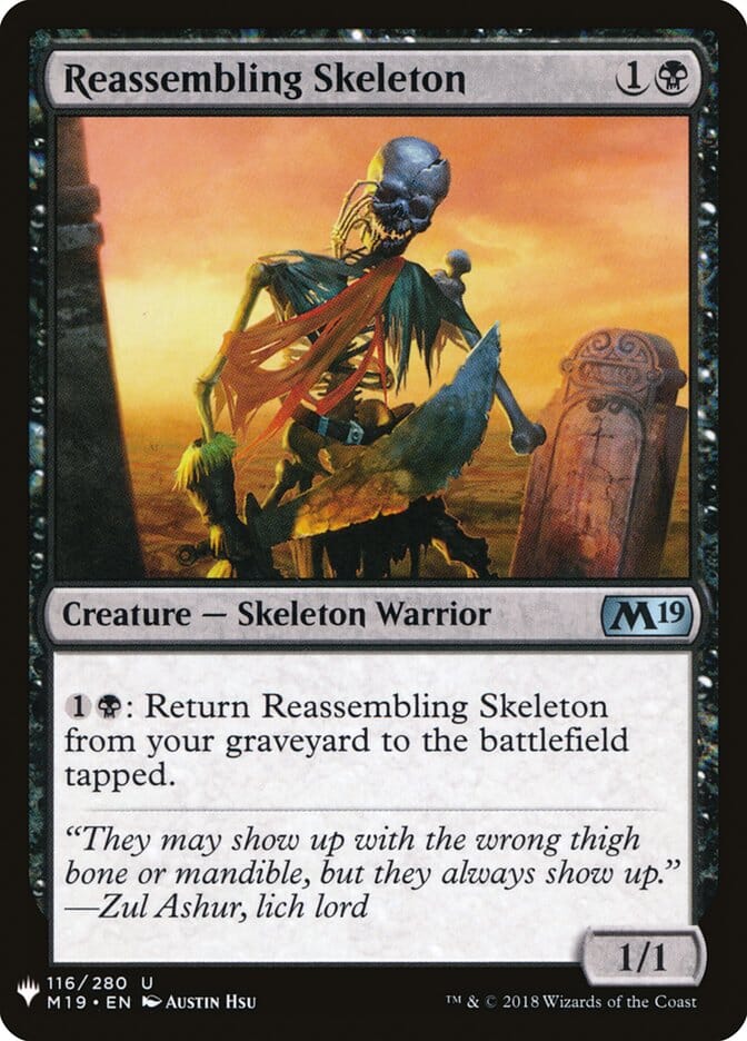 Reassembling Skeleton [Mystery Booster] MTG Single Magic: The Gathering  | Multizone: Comics And Games