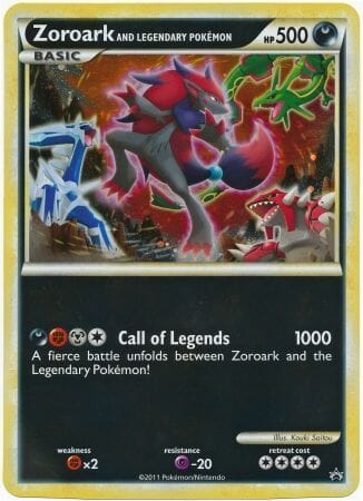 Zoroark and Legendary Pokemon (Jumbo Card) [Miscellaneous Cards] Pokemon Single Pokémon  | Multizone: Comics And Games