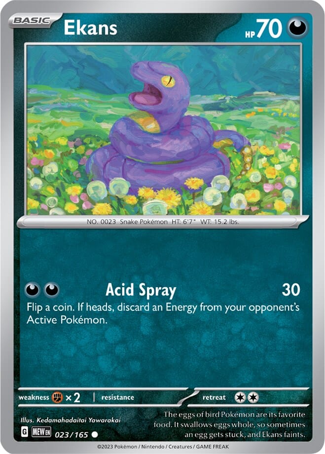 Ekans (023/165) [Scarlet & Violet 151] Pokemon Single Pokémon  | Multizone: Comics And Games