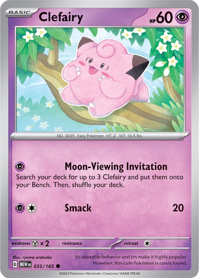 Clefairy (035/165) [Scarlet & Violet 151] Pokemon Single Pokémon  | Multizone: Comics And Games