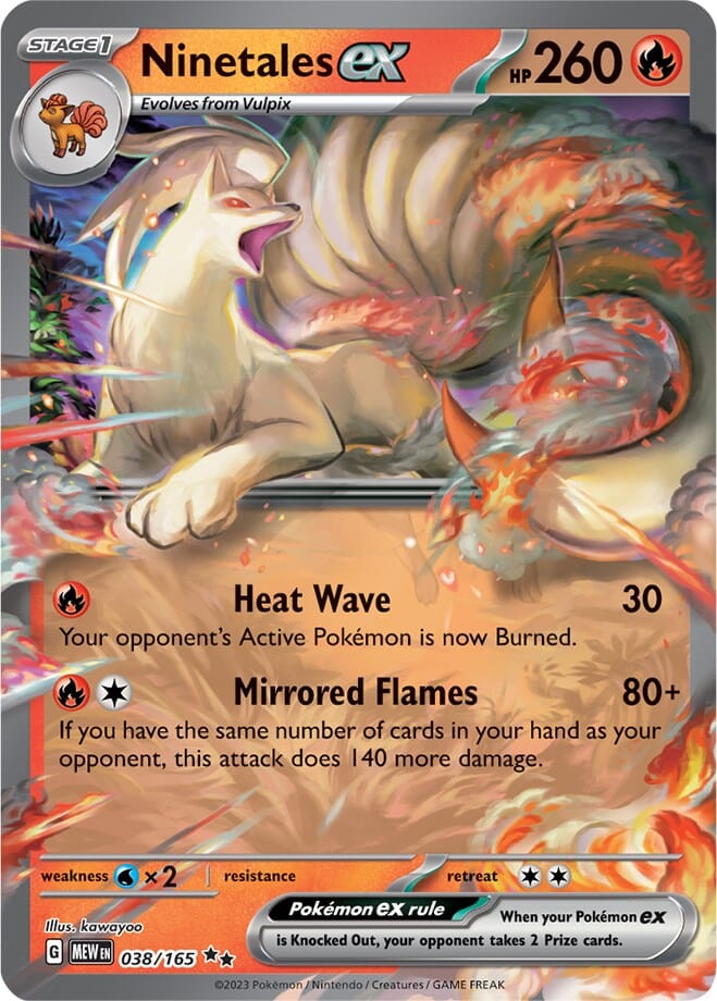 Ninetales ex (038/165) [Scarlet & Violet: 151] Pokemon Single Pokémon  | Multizone: Comics And Games