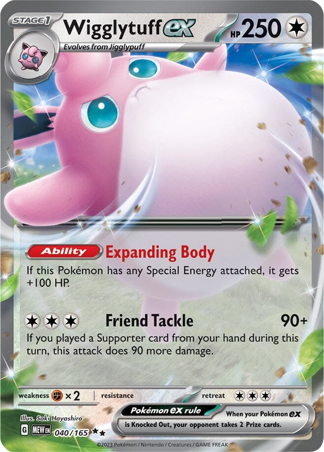 Wigglytuff ex (040/165) [Scarlet & Violet 151] Pokemon Single Pokémon  | Multizone: Comics And Games