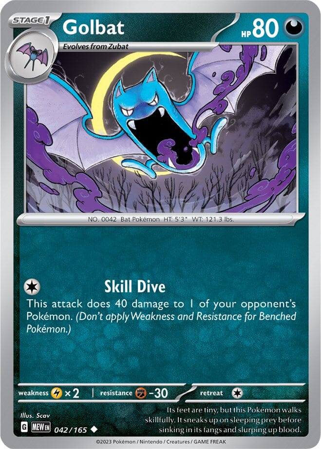 Golbat (042/165) [Scarlet & Violet 151] Pokemon Single Pokémon  | Multizone: Comics And Games