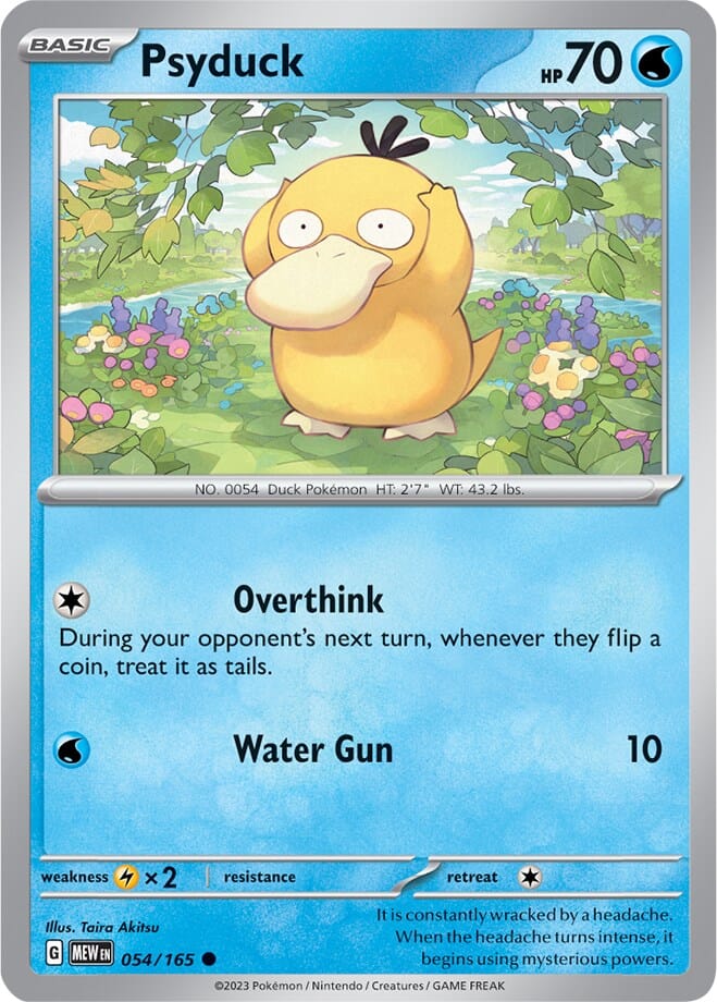 Psyduck (054/165) [Scarlet & Violet 151] Pokemon Single Pokémon  | Multizone: Comics And Games