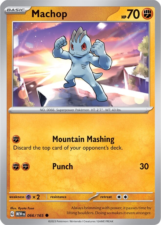 Machop (066/165) [Scarlet & Violet 151] Pokemon Single Pokémon  | Multizone: Comics And Games
