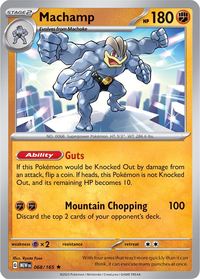 Machamp (068/165) [Scarlet & Violet 151] Pokemon Single Pokémon  | Multizone: Comics And Games