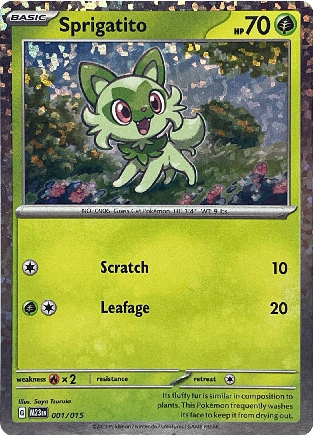 Sprigatito (001/015) [McDonald's Promos: 2023 Collection] Pokemon Single Pokémon  | Multizone: Comics And Games