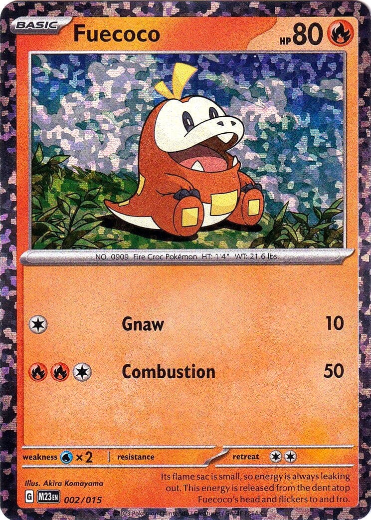 Fuecoco (002/015) [McDonald's Promos: 2023 Collection] Pokemon Single Pokémon  | Multizone: Comics And Games