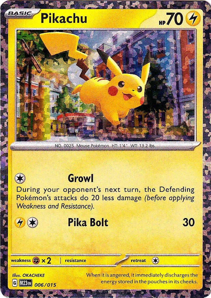 Pikachu (006/015) [McDonald's Promos: 2023 Collection] Pokemon Single Pokémon  | Multizone: Comics And Games
