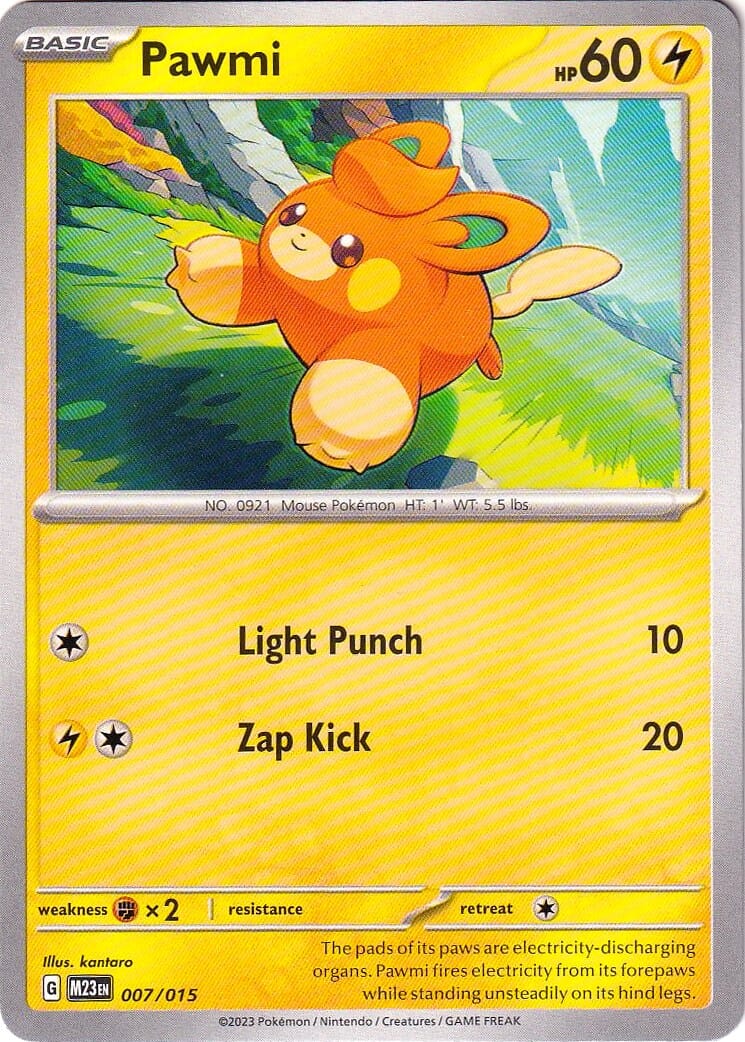 Pawmi (007/015) [McDonald's Promos: 2023 Collection] Pokemon Single Pokémon  | Multizone: Comics And Games