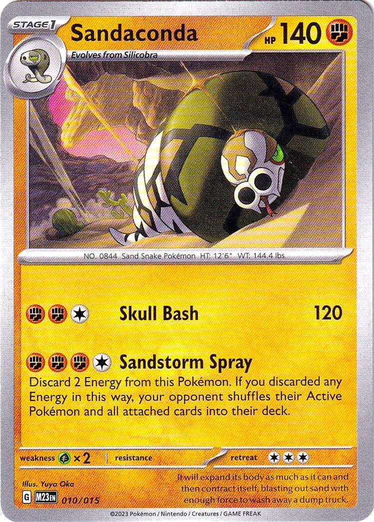 Sandaconda (010/015) [McDonald's Promos: 2023 Collection] Pokemon Single Pokémon  | Multizone: Comics And Games
