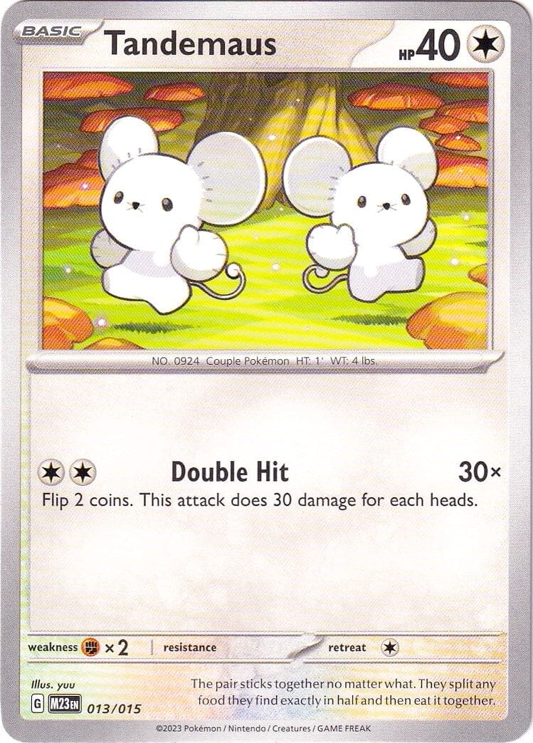 Tandemaus (013/015) [McDonald's Promos: 2023 Collection] Pokemon Single Pokémon  | Multizone: Comics And Games