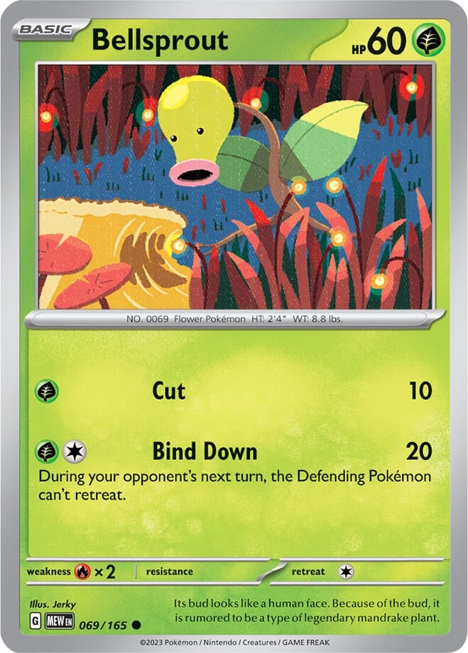 Bellsprout (069/165) [Scarlet & Violet 151] Pokemon Single Pokémon  | Multizone: Comics And Games