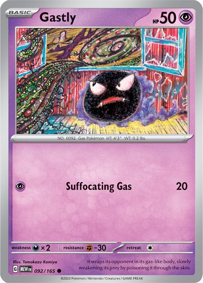 Gastly (092/165) [Scarlet & Violet 151] Pokemon Single Pokémon  | Multizone: Comics And Games