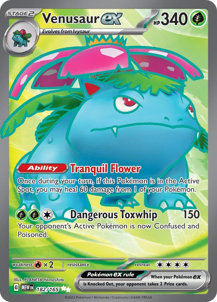 Venusaur ex (182/165) [Scarlet & Violet 151] Pokemon Single Pokémon  | Multizone: Comics And Games