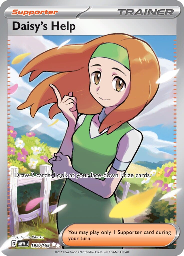 Daisy's Help (195/165) [Scarlet & Violet 151] Pokemon Single Pokémon  | Multizone: Comics And Games