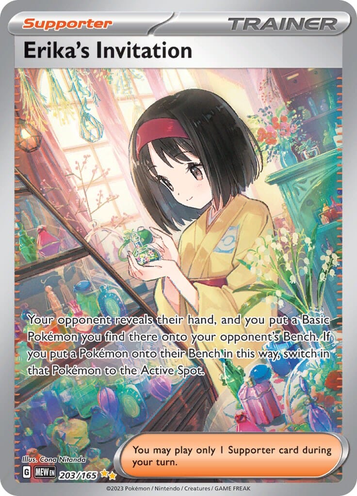 Erika's Invitation (203/165) [Scarlet & Violet 151] Pokemon Single Pokémon  | Multizone: Comics And Games