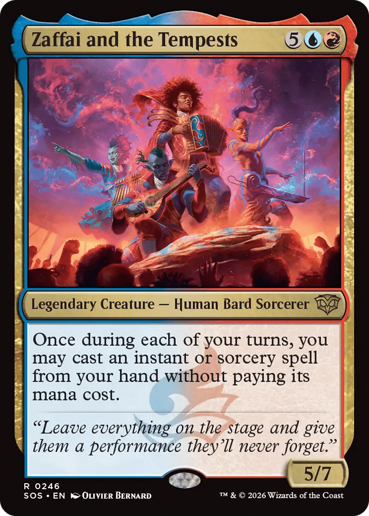 Zaffai and the Tempests [Secrets of Strixhaven] MTG Single Magic: The Gathering  | Multizone: Comics And Games