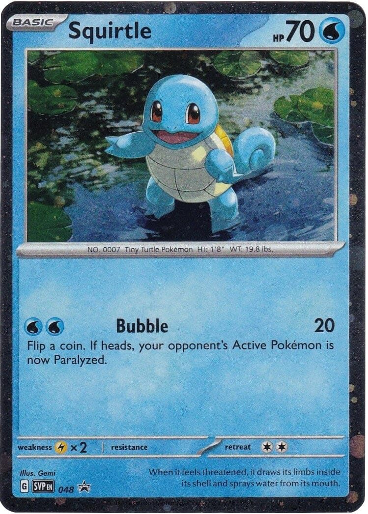 Squirtle (048) (Cosmos Holo) [Scarlet & Violet: Black Star Promos] Pokemon Single Pokémon  | Multizone: Comics And Games
