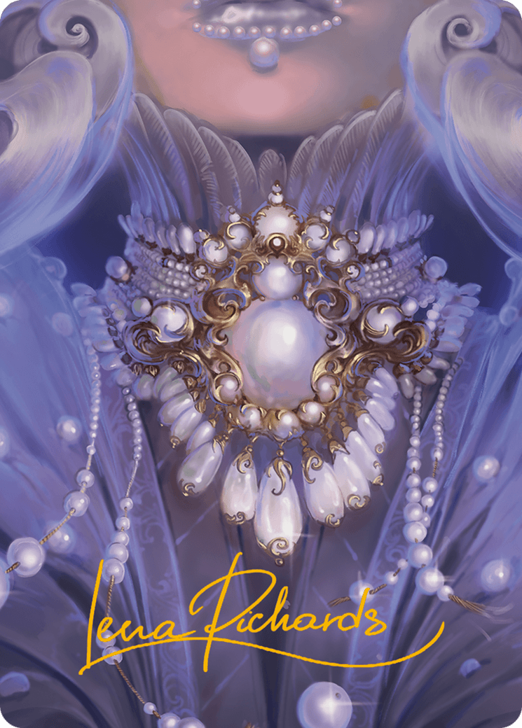 Pearl Medallion Art Card (Gold-Stamped Signature) [Modern Horizons 3 Art Series] MTG Single Magic: The Gathering  | Multizone: Comics And Games
