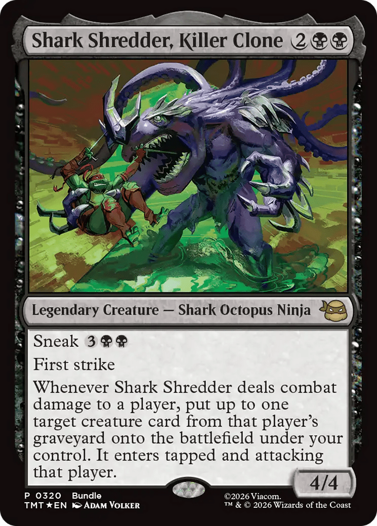 Shark Shredder, Killer Clone [Teenage Mutant Ninja Turtles Promos] MTG Single Magic: The Gathering  | Multizone: Comics And Games