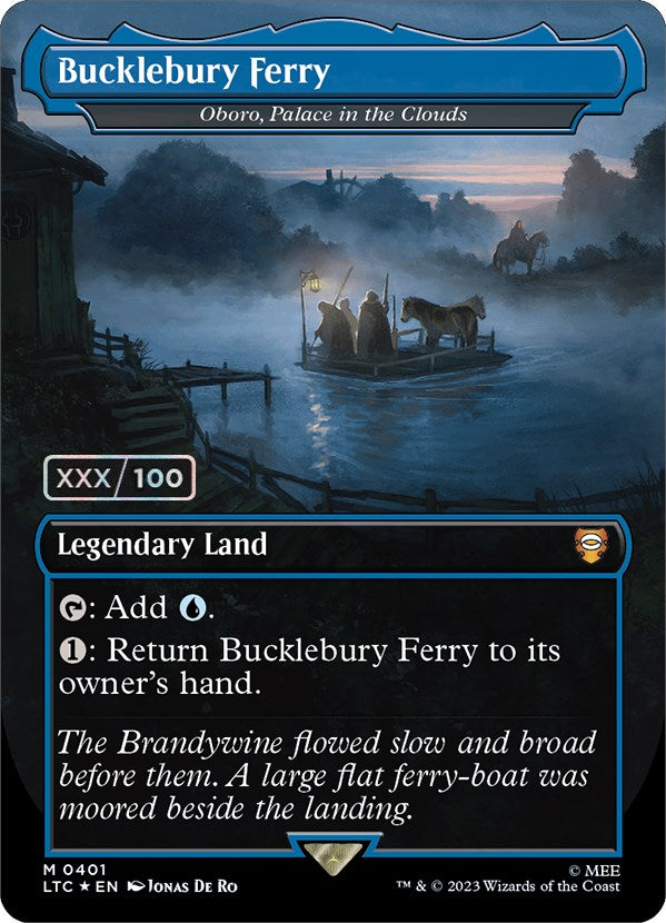 Bucklebury Ferry - Oboro, Palace in the Clouds (Borderless) (Serialized) [The Lord of the Rings: Tales of Middle-Earth Commander] | Multizone: Comics And Games