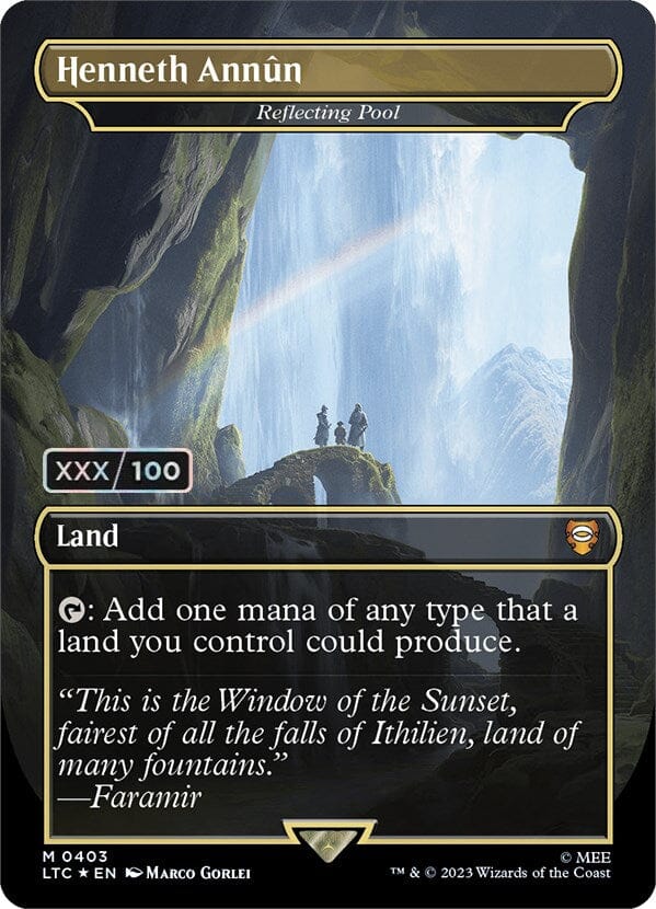 Henneth Annun - Reflecting Pool (Serialized) [The Lord of the Rings: Tales of Middle-Earth Commander] MTG Single Magic: The Gathering  | Multizone: Comics And Games